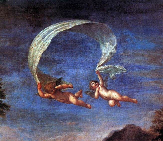 Francesco Albani Adonis Led by Cupids to Venus, detail - Hand Painted Oil Painting