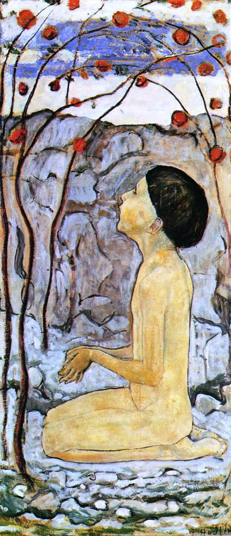  Ferdinand Hodler Adoration (III) - Hand Painted Oil Painting