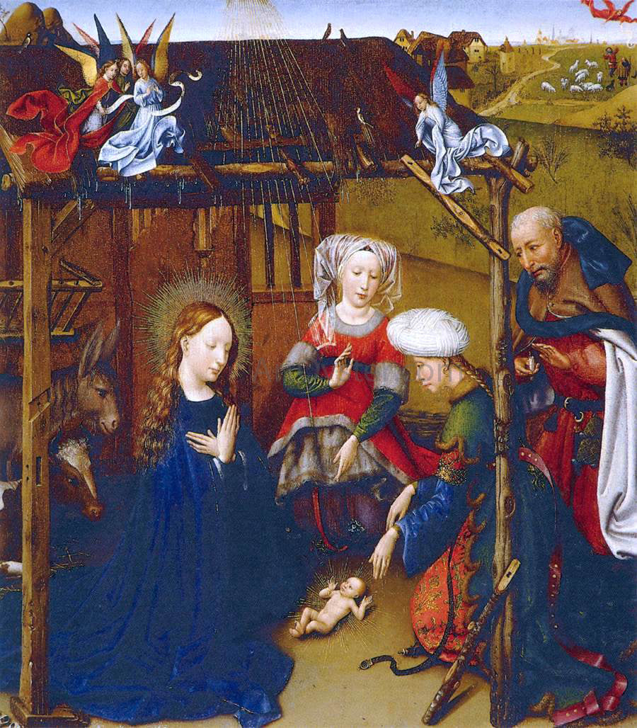 Jacques Daret Adoration of the Child - Hand Painted Oil Painting