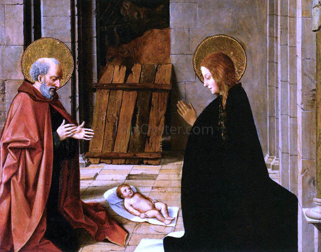 Josse Lieferinxe Adoration of the Christ Child - Hand Painted Oil Painting