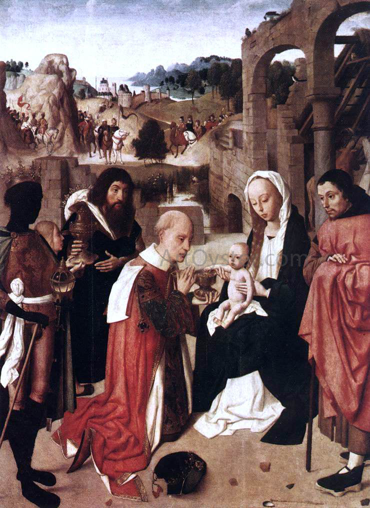 Geertgen Sint Jans Adoration of the Kings - Hand Painted Oil Painting