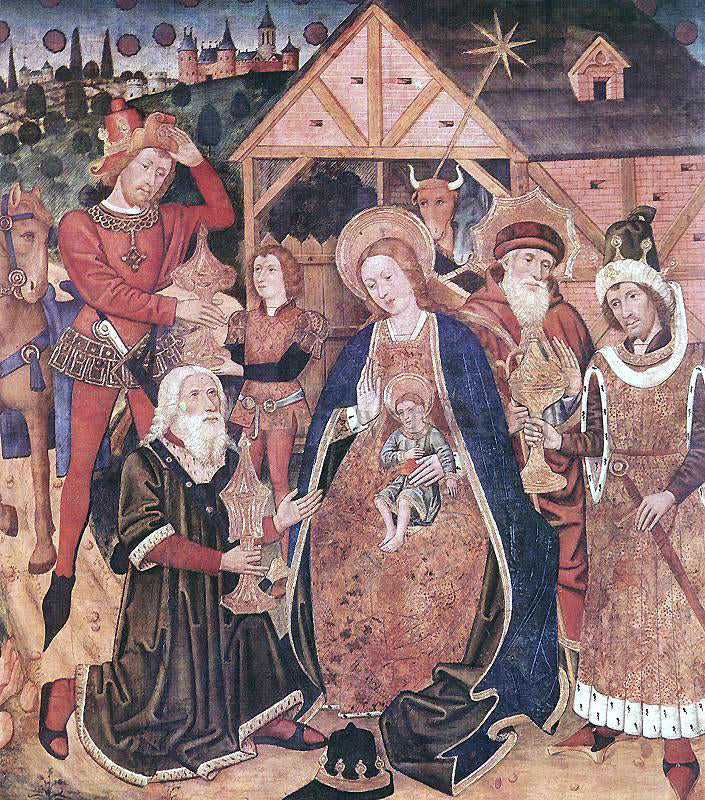 Unknown Adoration of the Magi - Hand Painted Oil Painting