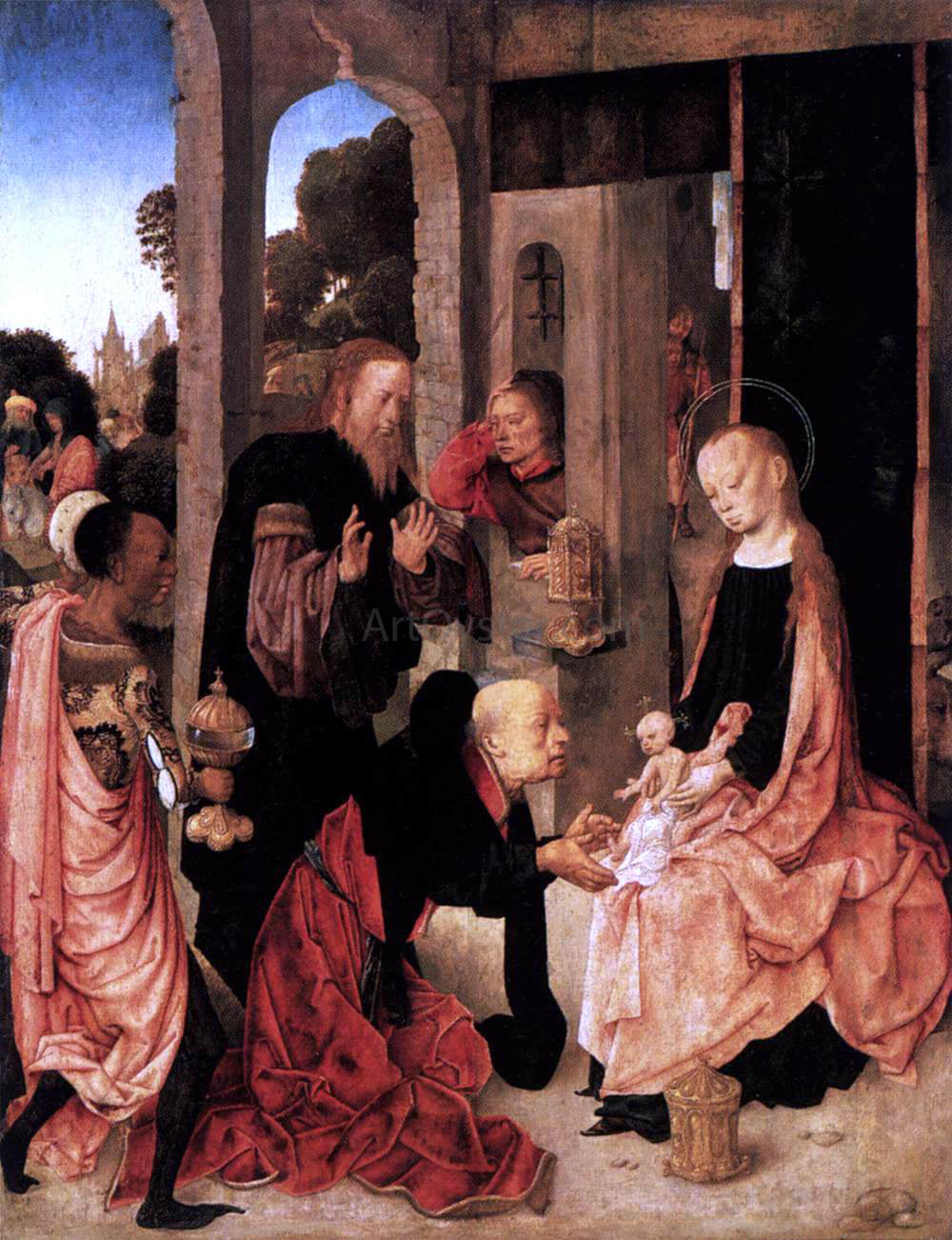 Master Inter Virgines Adoration of the Magi - Hand Painted Oil Painting