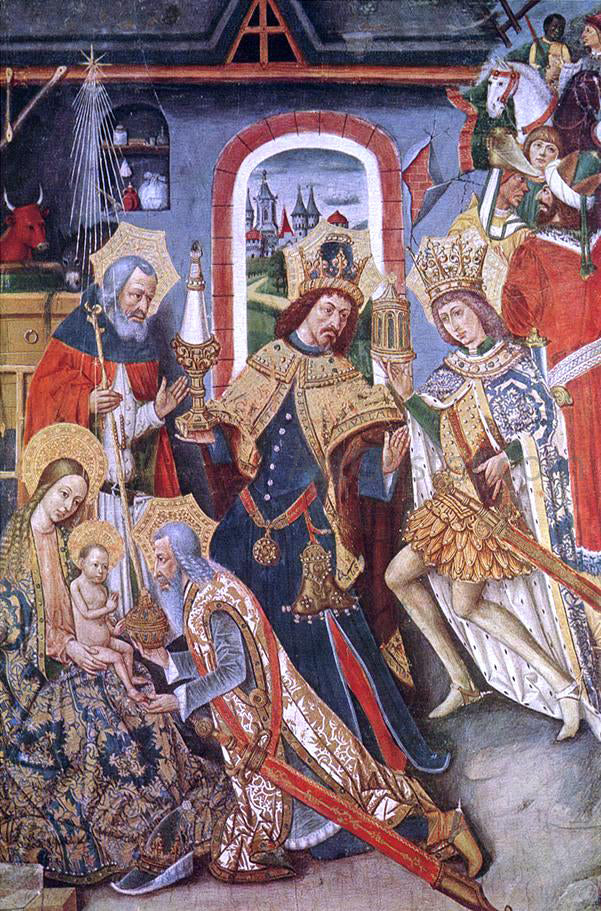 Juan Reixach Adoration of the Magi - Hand Painted Oil Painting