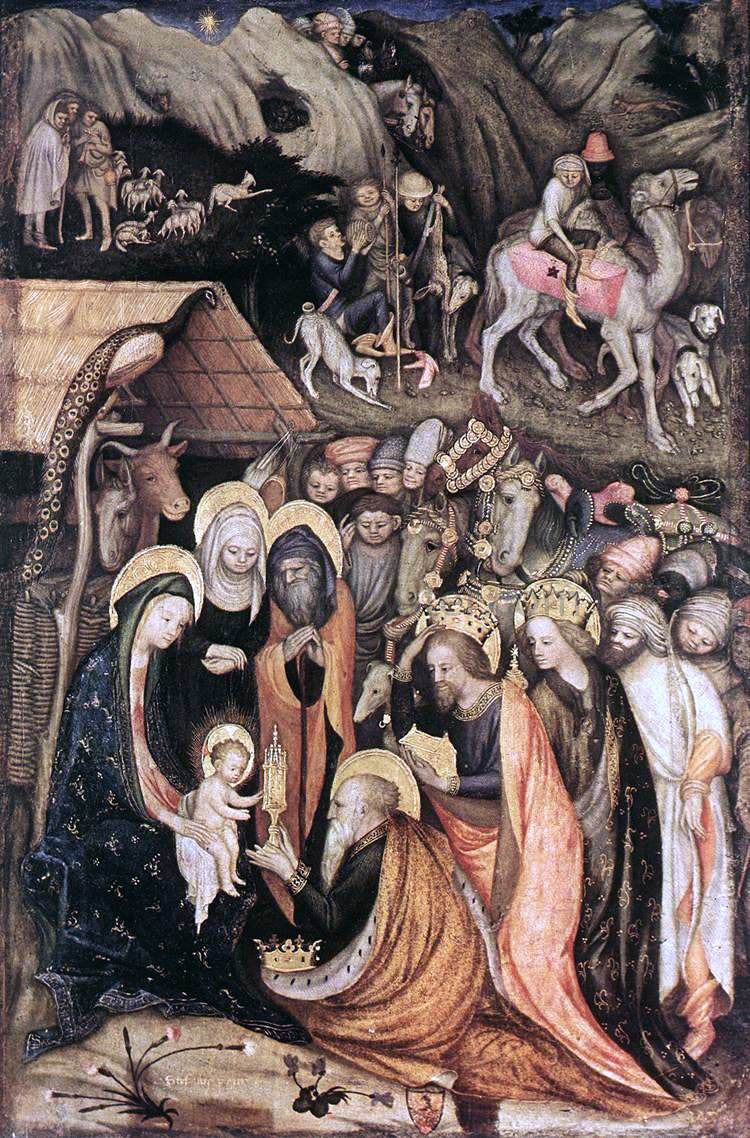 Stefano Da zevio Adoration of the Magi - Hand Painted Oil Painting