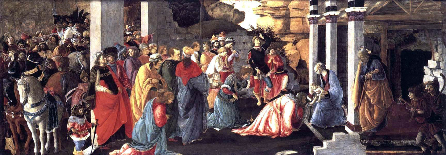 Sandro Botticelli Adoration of the Magi - Hand Painted Oil Painting