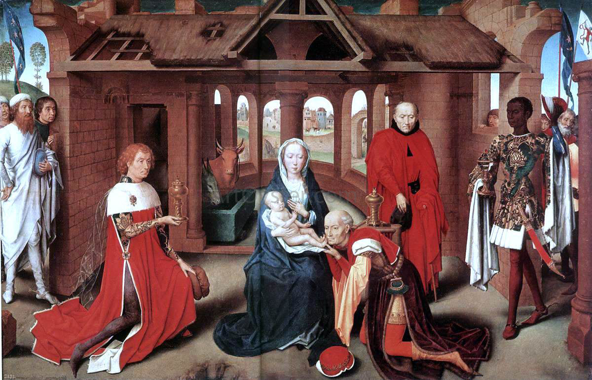 Hans Memling Adoration of the Magi - Hand Painted Oil Painting