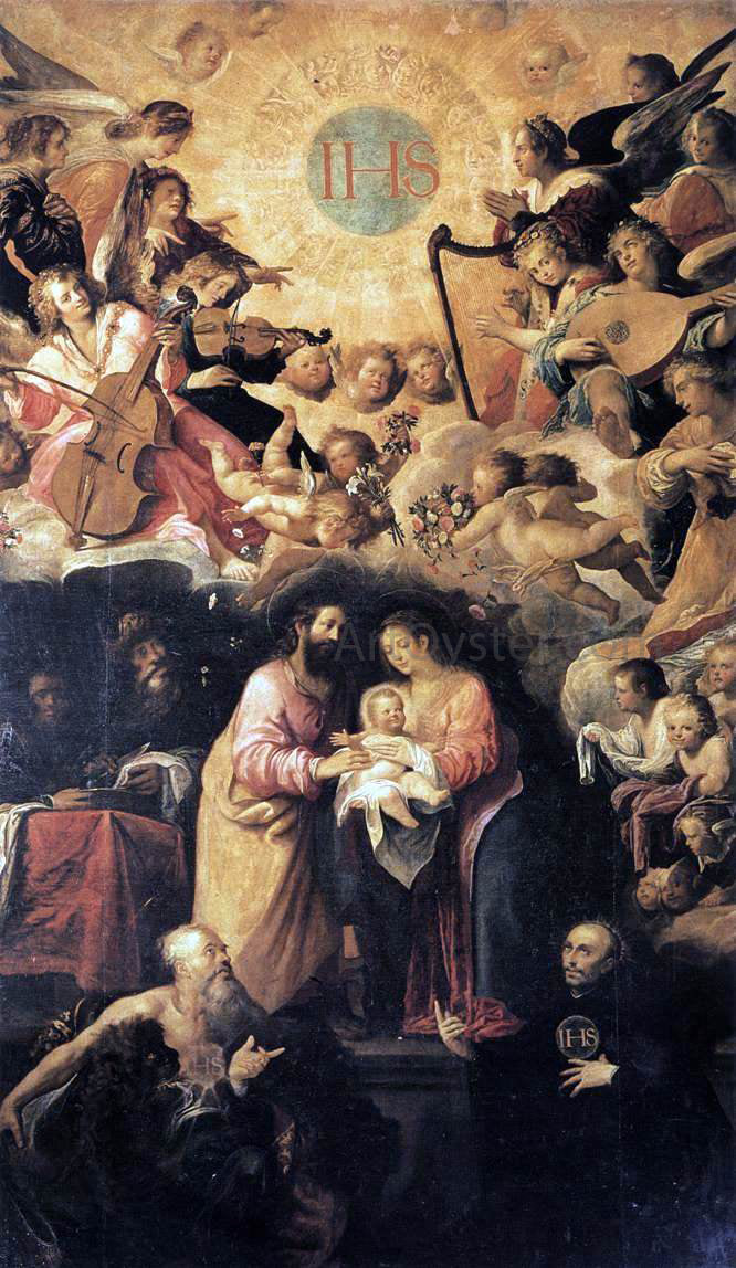 Juan De las Roelas Adoration of the Name of Jesus - Hand Painted Oil Painting