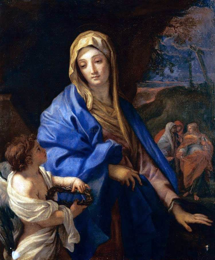 Carlo Maratti Adoration of the Thorn Crown - Hand Painted Oil Painting