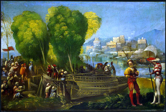  Dosso Dossi Aeneas and Achates on the Libyan Coast - Hand Painted Oil Painting