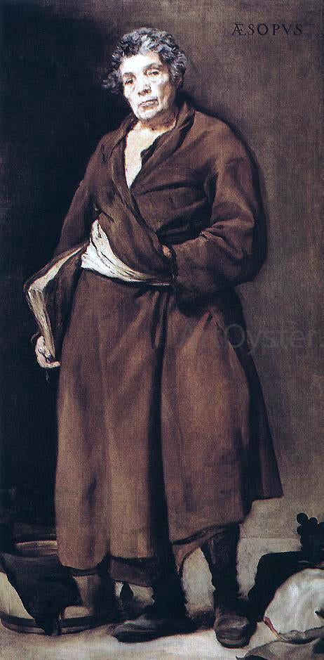 Diego Rodriguez De Silva Velazquez Aesop - Hand Painted Oil Painting