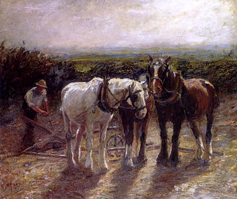 Harry Filder After Harvest - Hand Painted Oil Painting