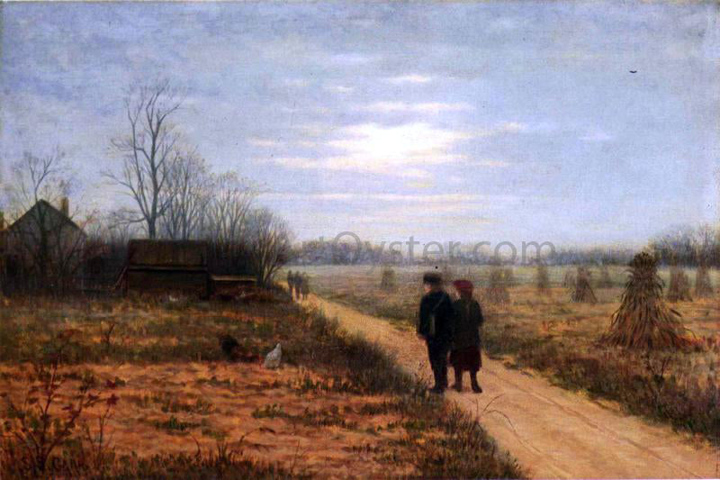 Samuel S Carr After School - Hand Painted Oil Painting
