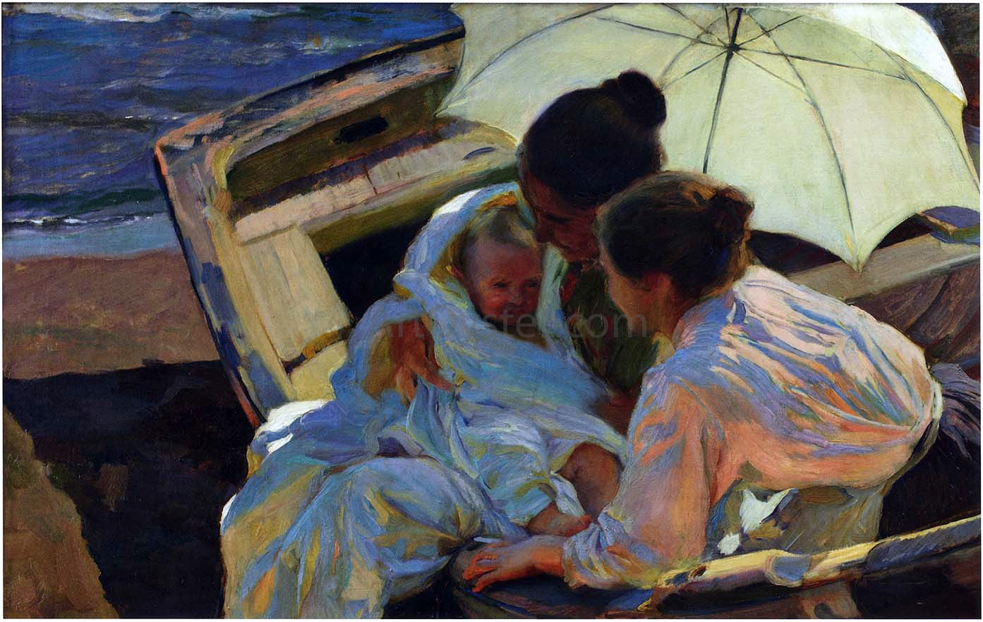 Joaquin Sorolla Y Bastida After the Bath - Hand Painted Oil Painting