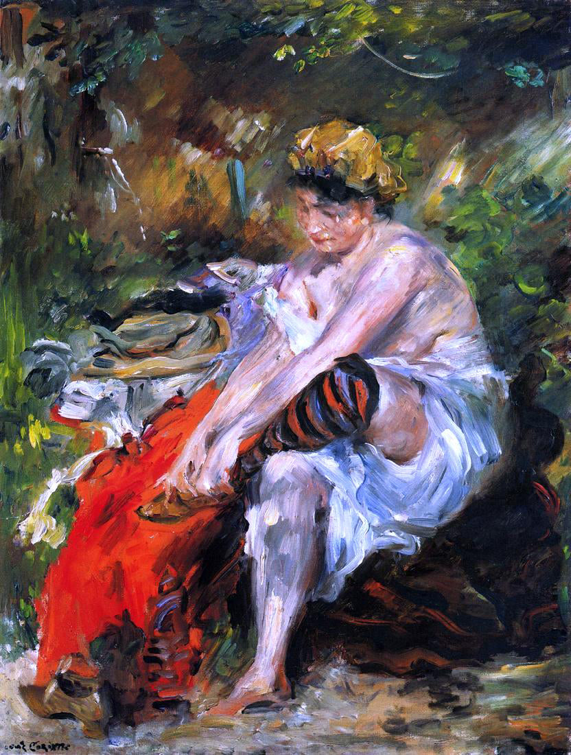 Lovis Corinth After the Bath - Hand Painted Oil Painting