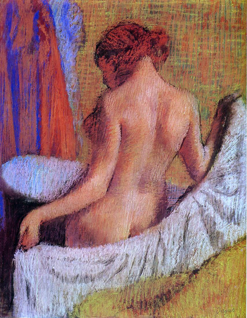 Edgar Degas After the Bath - Hand Painted Oil Painting