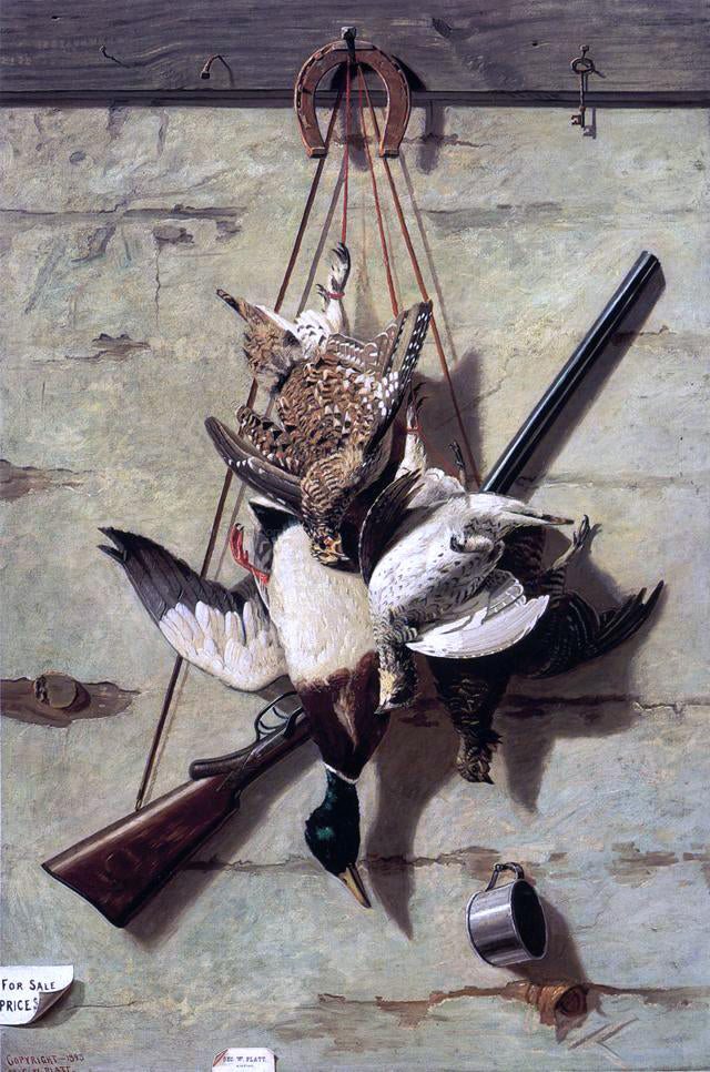 George W Platt After the Hunt - Hand Painted Oil Painting
