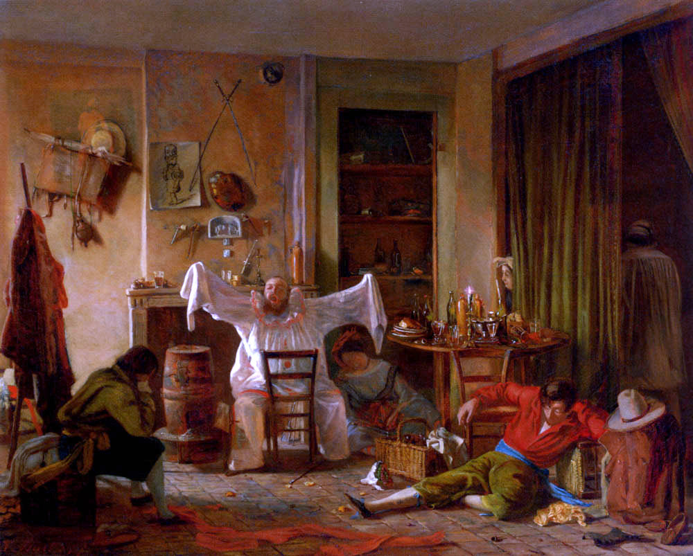 Antoine Jean Bail After The Performance - Hand Painted Oil Painting