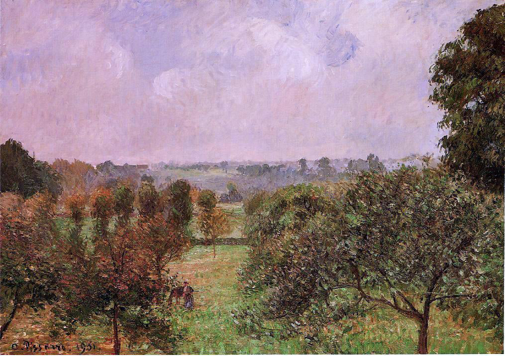 Camille Pissarro After the Rain, Autumn, Eragny - Hand Painted Oil Painting