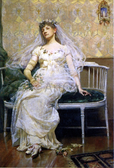 Stephen Douglas Volk After the Reception - Hand Painted Oil Painting