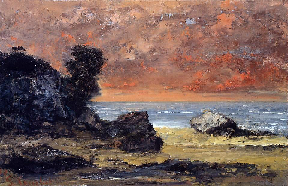 Gustave Courbet After the Storm - Hand Painted Oil Painting