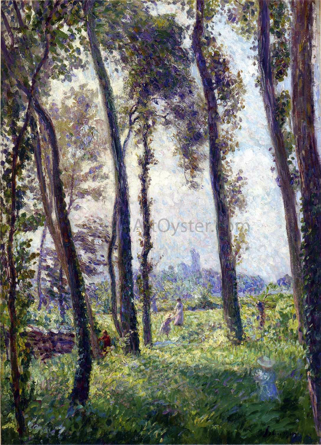 Henri Lebasque Afternoon in the Clearing - Hand Painted Oil Painting