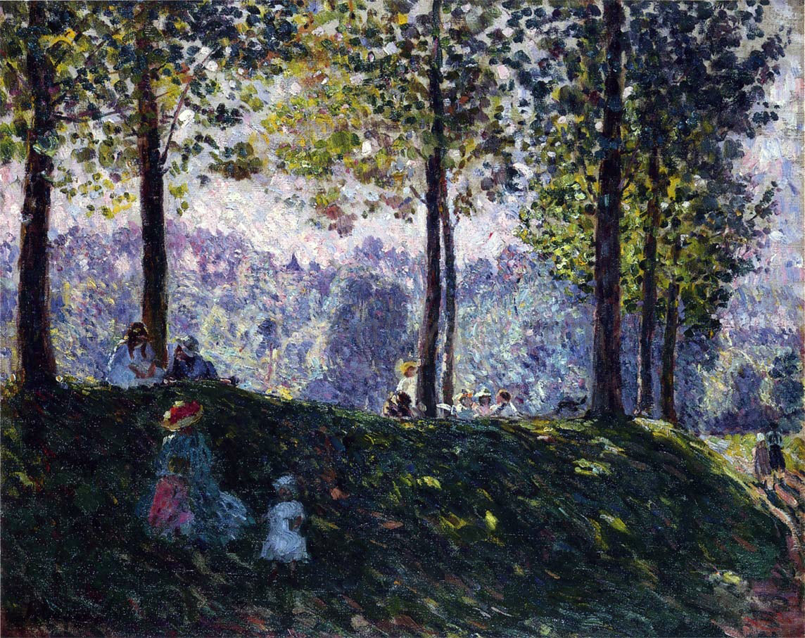 Henri Lebasque Afternoon in the park - Hand Painted Oil Painting