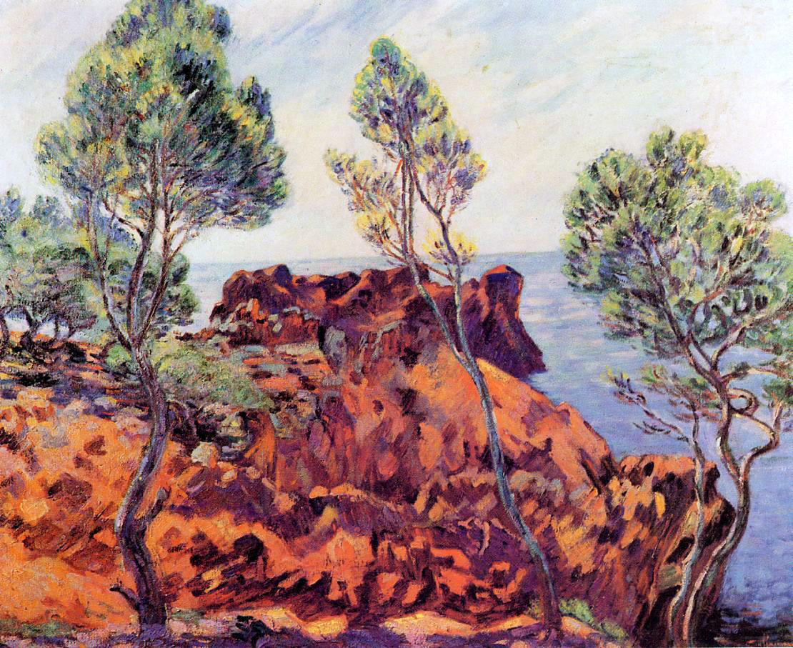 Armand Guillaumin Agay - the Red Rocks - Hand Painted Oil Painting