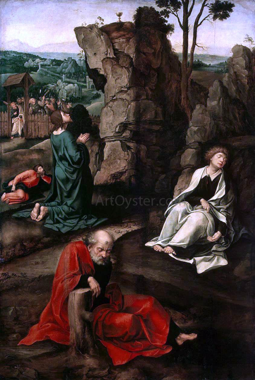 Pieter Coecke Van Aelst Agony in the Garden - Hand Painted Oil Painting