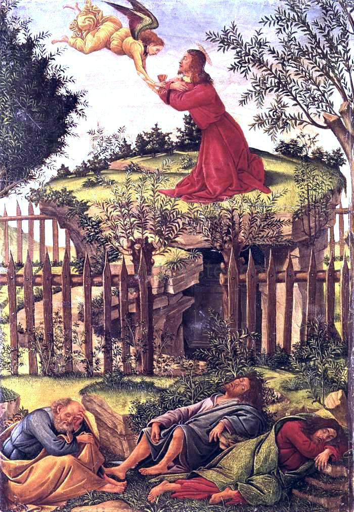 Sandro Botticelli Agony in the Garden - Hand Painted Oil Painting