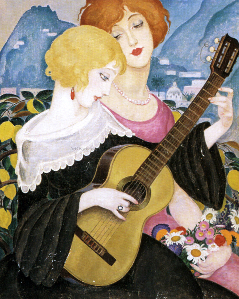 Gerda Wegener Air de Capri - Hand Painted Oil Painting