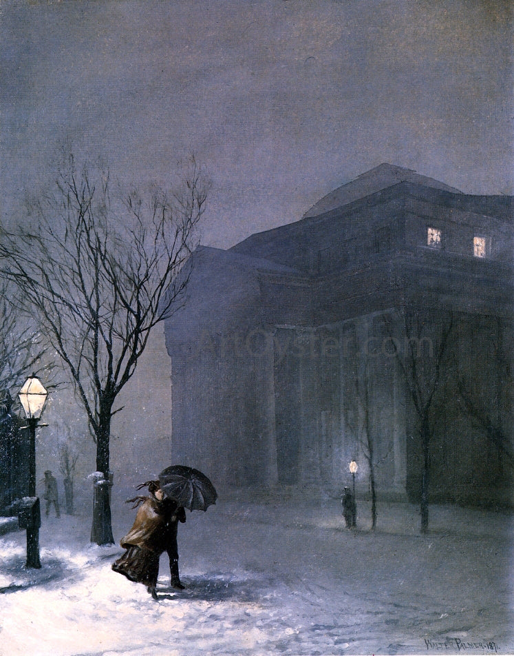  Walter Launt Palmer Albany in the Snow - Hand Painted Oil Painting