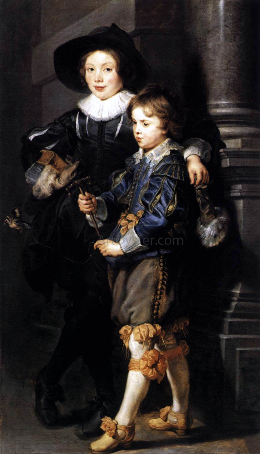 Peter Paul Rubens Albert and Nicolaas Rubens - Hand Painted Oil Painting
