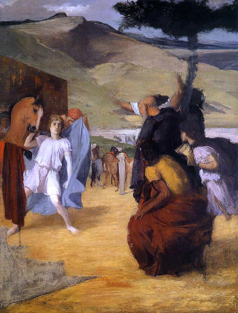  Edgar Degas Alexander and Bucephalus - Hand Painted Oil Painting