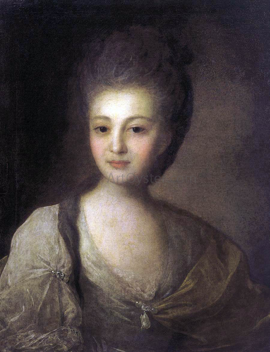 Fyodor Rokotov Alexandra Struyskaya - Hand Painted Oil Painting
