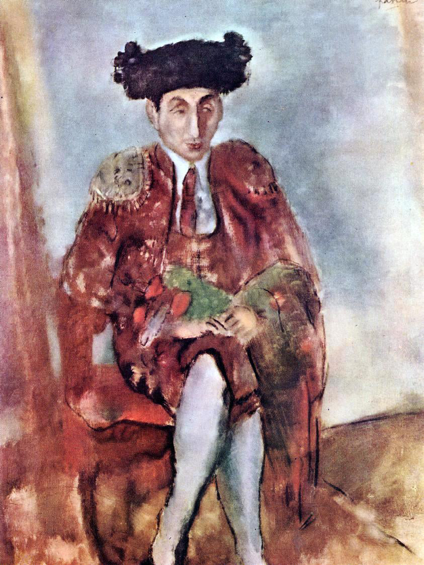 Jules Pascin Alfred Flechtheim Dresses as a Toreador - Hand Painted Oil Painting