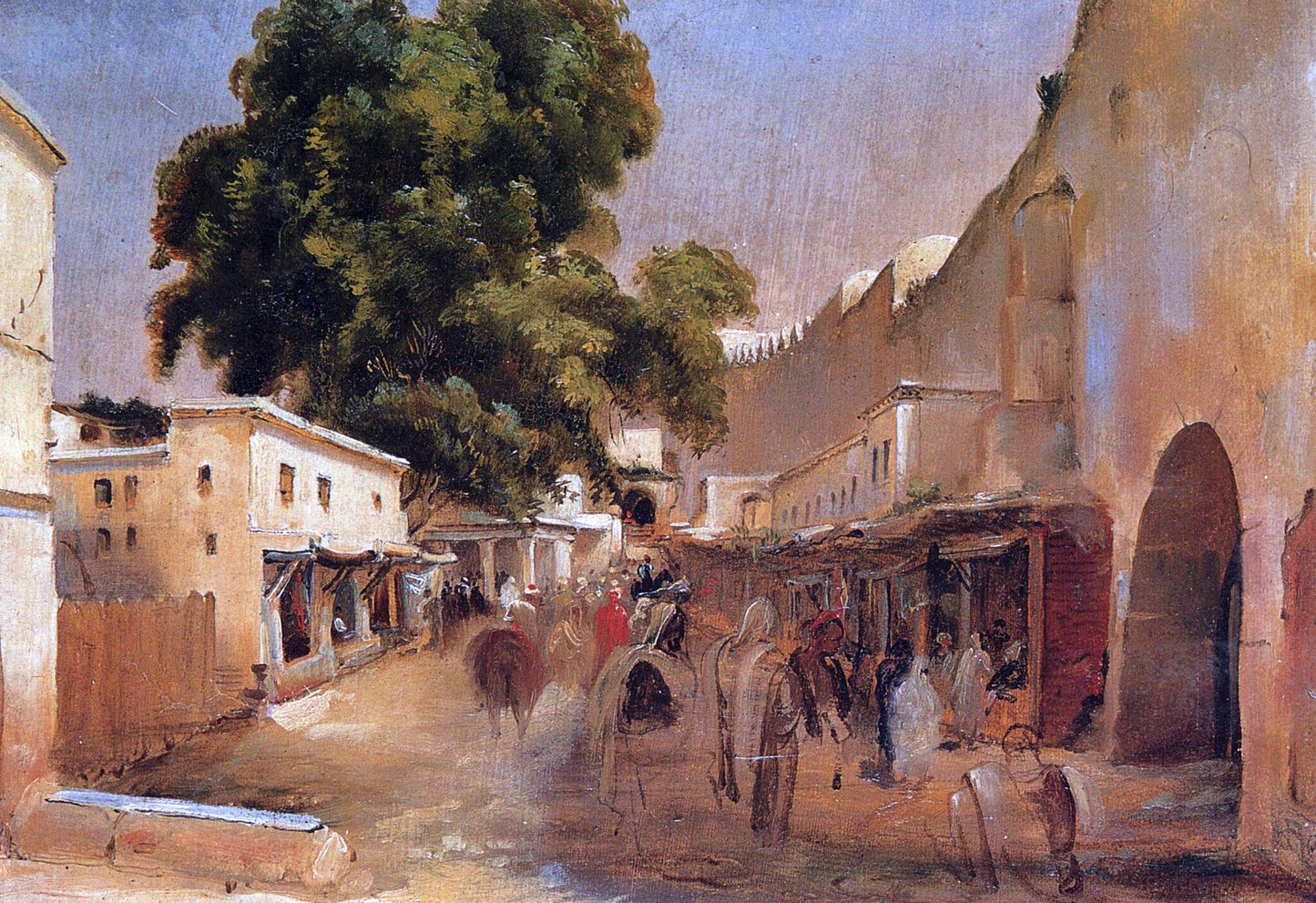 Jean-Charles Langlois Algeria - Hand Painted Oil Painting
