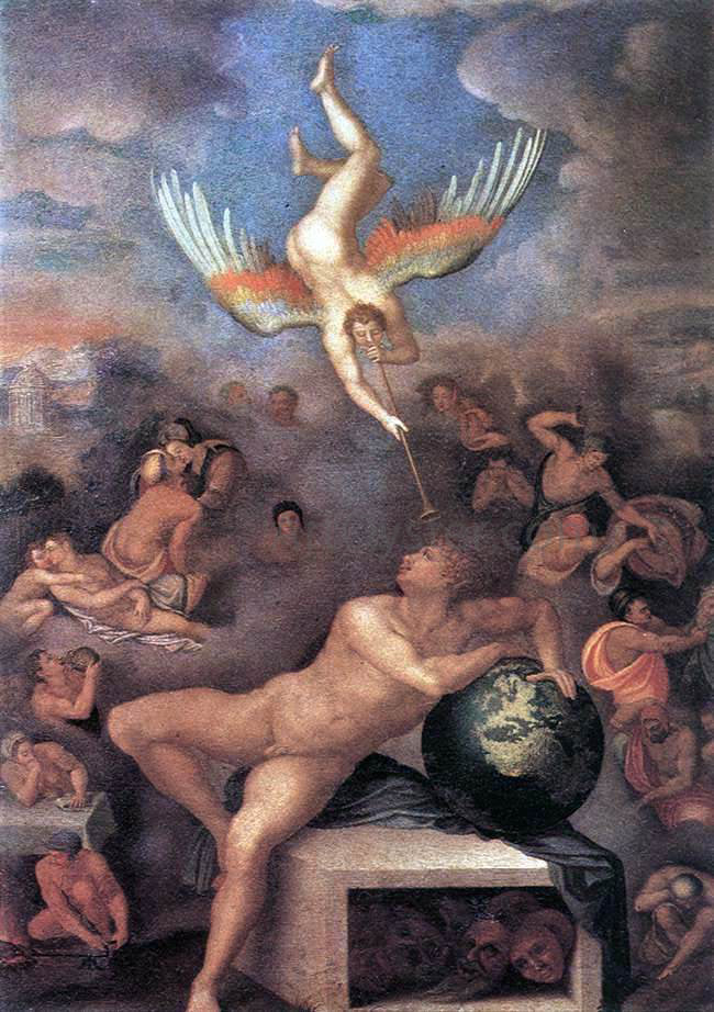 Alessandro Allori Allegory of Human Life - Hand Painted Oil Painting
