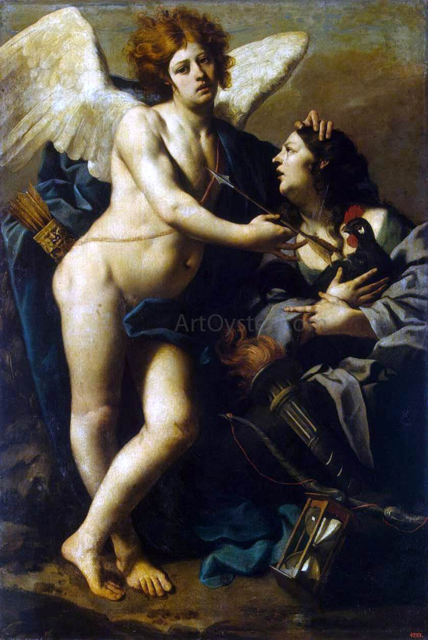 Luca Ferrari Allegory of Jealousy - Hand Painted Oil Painting