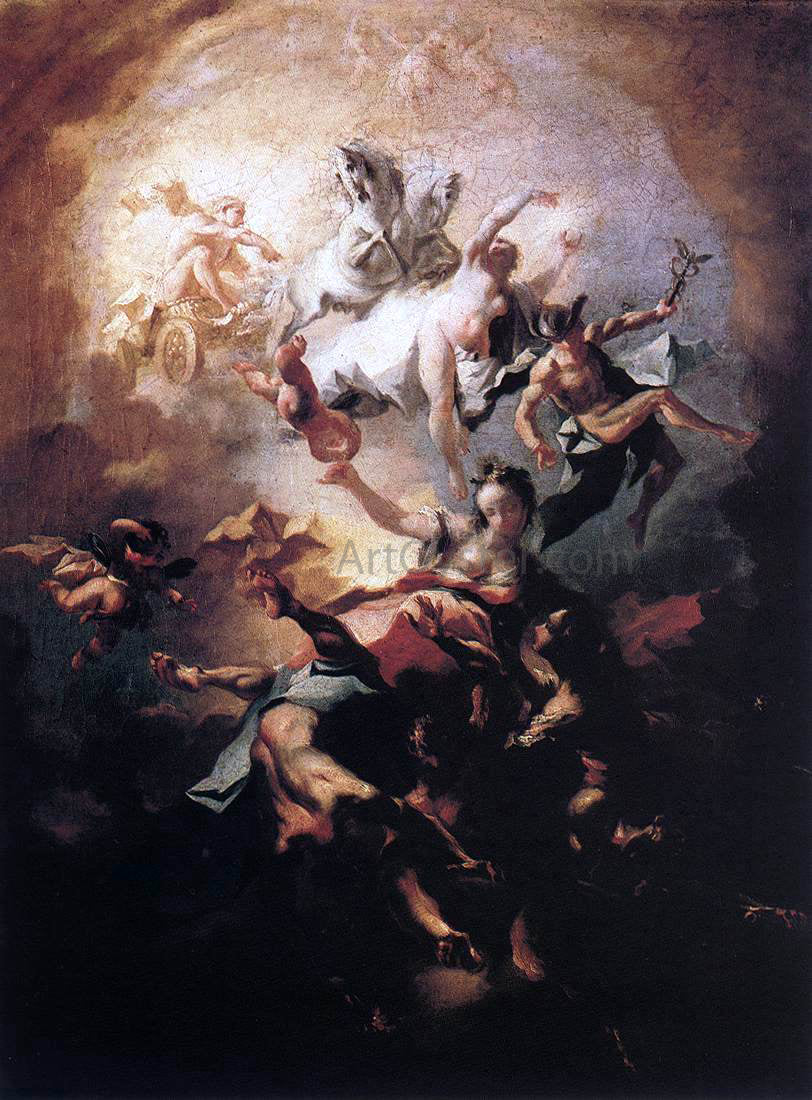 Franz Anton Maulbertsch Allegory of the Alba - Hand Painted Oil Painting