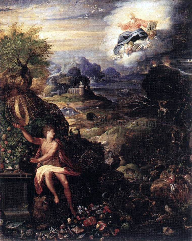 Jacopo Zucchi Allegory of the Creation - Hand Painted Oil Painting