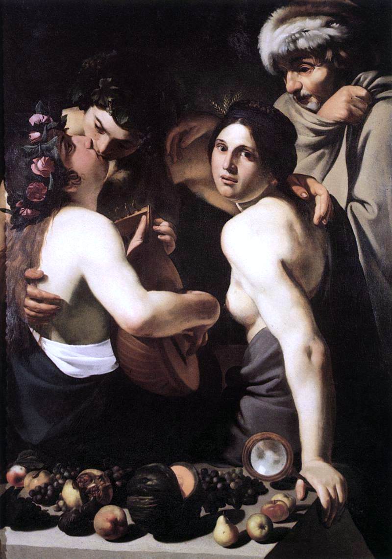 Bartolomeo Manfredi Allegory of the Four Seasons - Hand Painted Oil Painting
