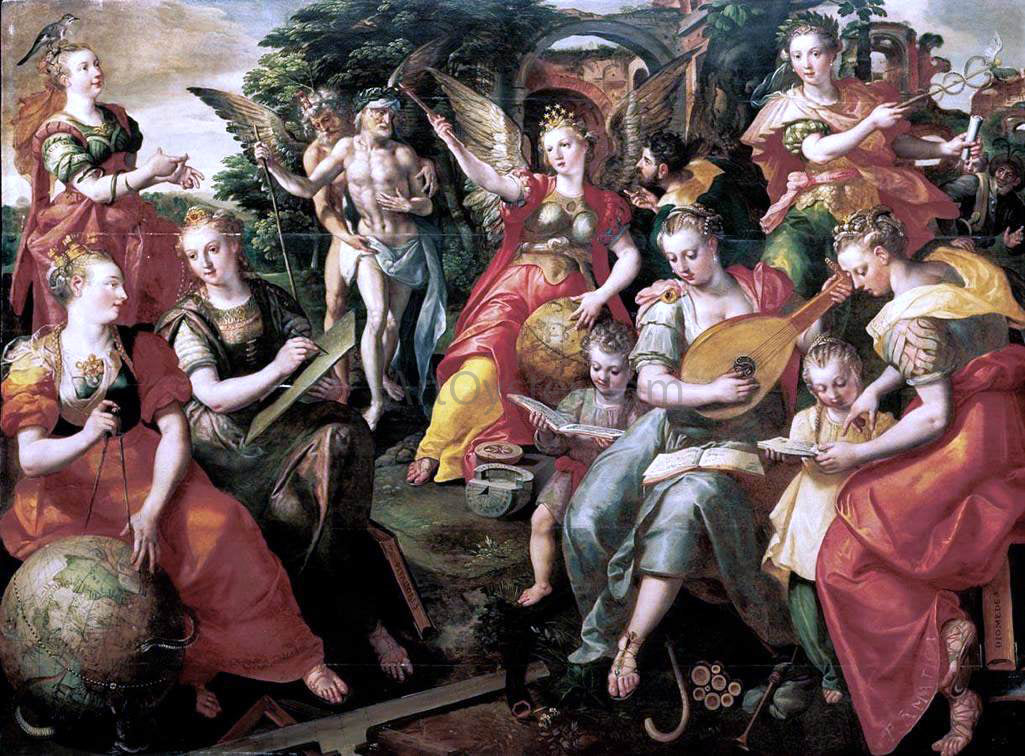 Marten De Vos Allegory of the Seven Liberal Arts - Hand Painted Oil Painting