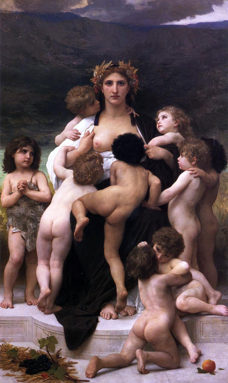 William Adolphe Bouguereau Alma Parens - Hand Painted Oil Painting