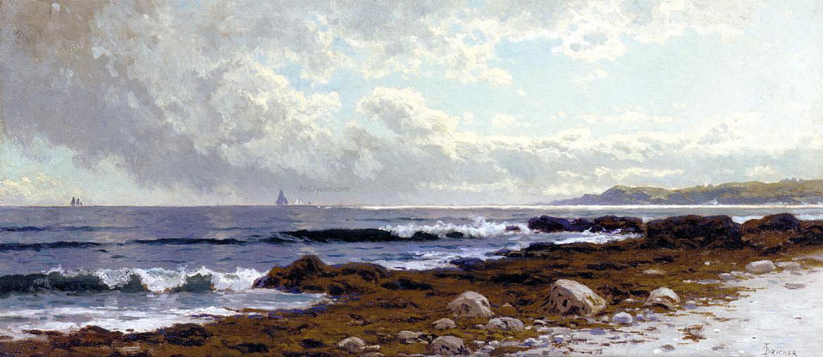 Alfred Thompson Bricher Along the Coast - Hand Painted Oil Painting
