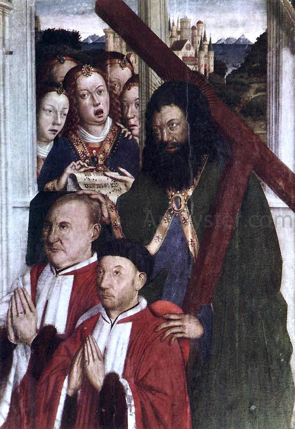Lluis Dalmau Altarpiece of the Councillors (detail) - Hand Painted Oil Painting