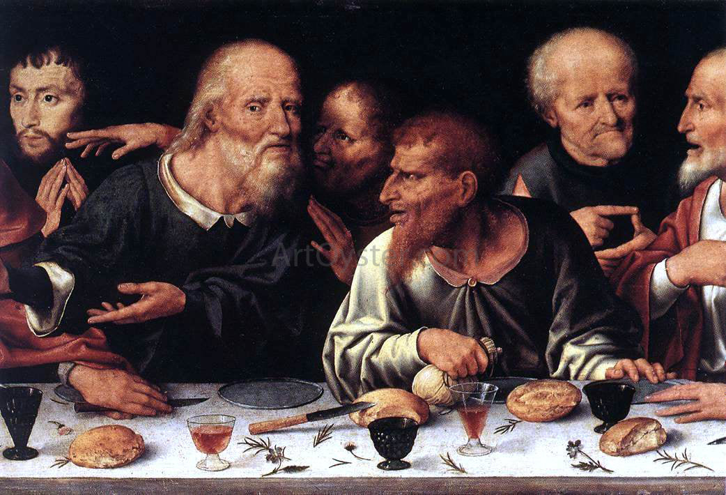 Joos Van Cleve Altarpiece of the Lamentation (detail) - Hand Painted Oil Painting