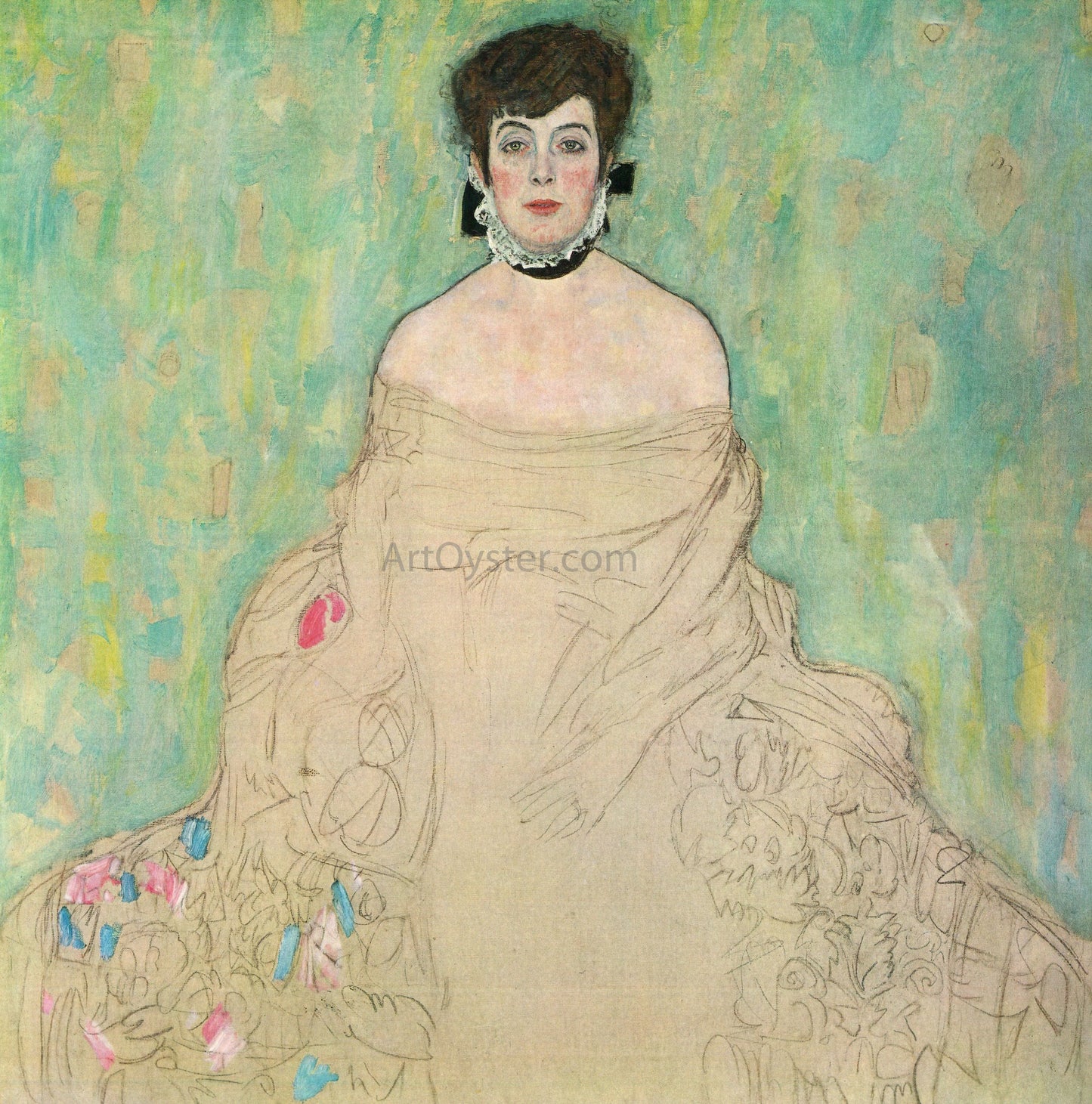  Gustav Klimt Amalie Zuckerkandl - Hand Painted Oil Painting