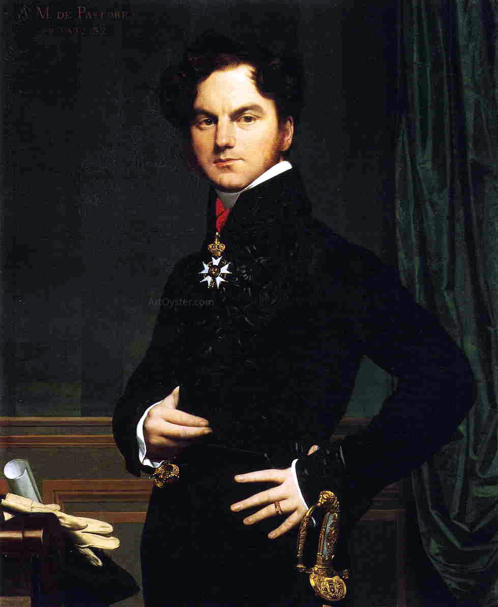 Jean-Auguste-Dominique Ingres Amedee-David, the Marquis de Pastoret (1781-1857) - Hand Painted Oil Painting