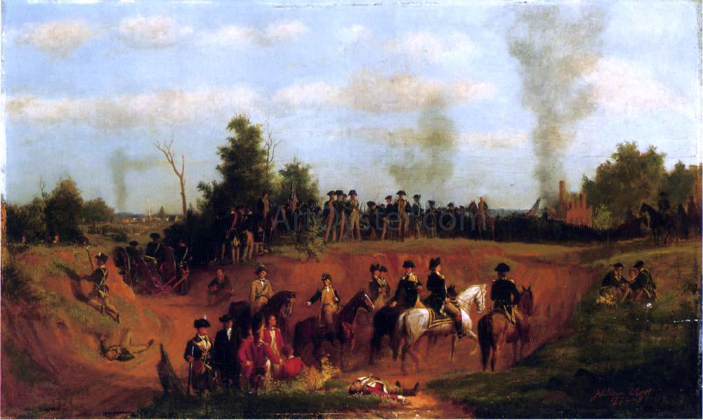 Julian Scott American Battle Scene - Hand Painted Oil Painting
